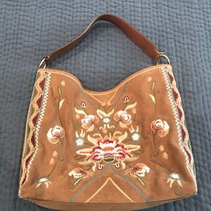 Johnny Was Suede Tote